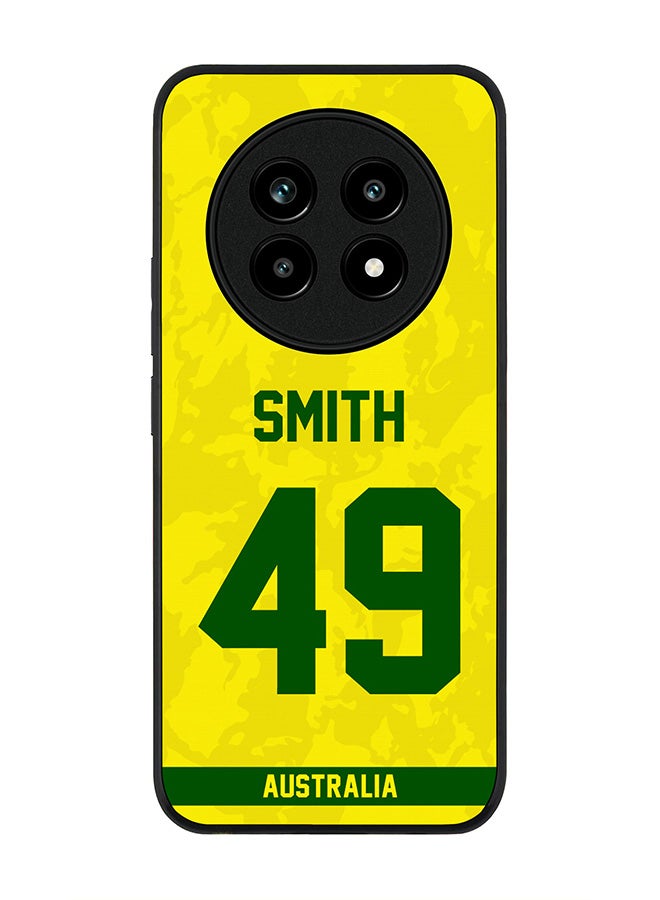 For Realme 13 Pro / 13 Pro+ Case,Slim fit Camera Protection, Shockproof Thin Phone cover  - Australia Steve Smith, Jersey No 49